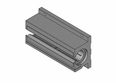 Corrosion-Resistant Mounted Linear Ball Bearings for Support Rail Shafts