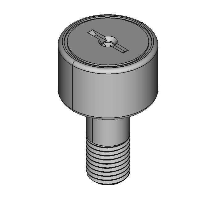 Extreme-Temperature Threaded Track Rollers