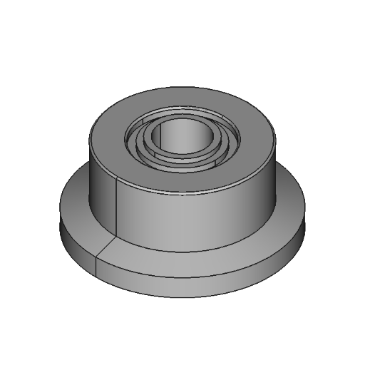 Flanged Shaft-Mount Track Rollers