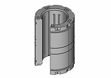 High-Load Linear Ball Bearings for Support Rail Shafts