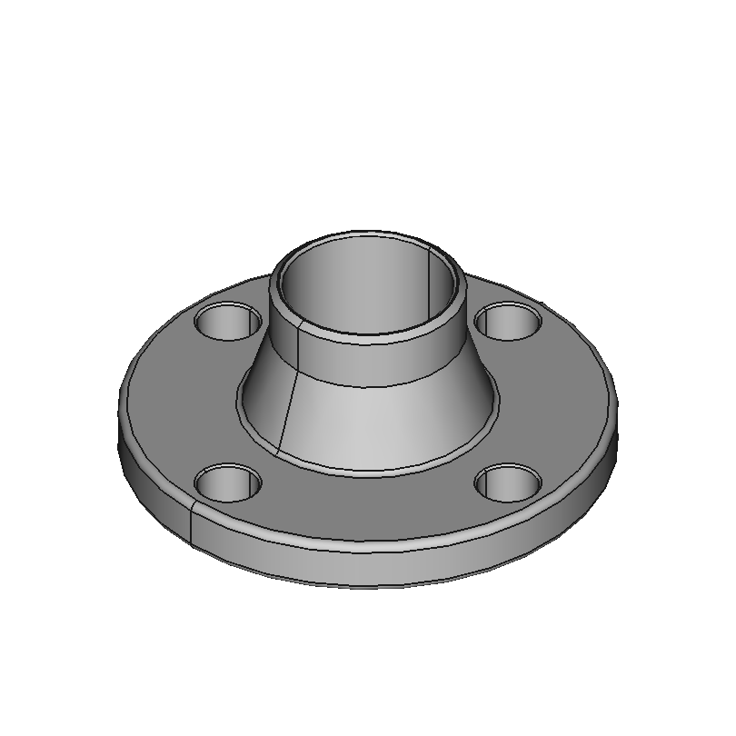 Low-Pressure Steel Unthreaded Pipe Flanges