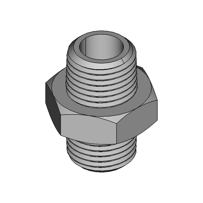 Miniature Medium-Pressure Stainless Steel Threaded Pipe Fittings