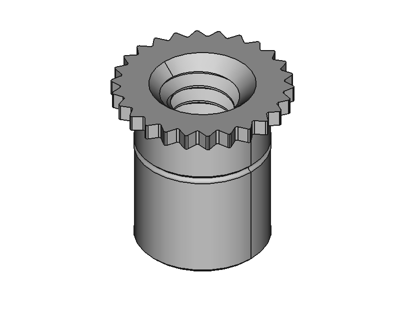 Miniature Press-Fit Threaded Standoffs with Open End