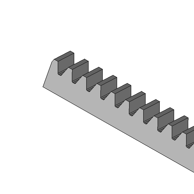 Plastic Gears and Gear Racks—20° Pressure Angle