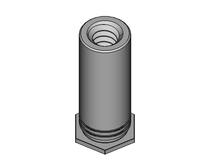 Press-Fit Threaded Standoffs with Closed End