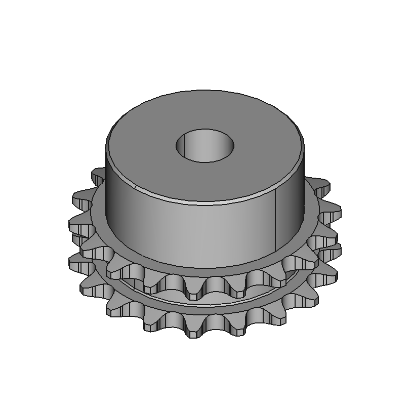 Sprockets for Double-Strand Metric Roller Chain