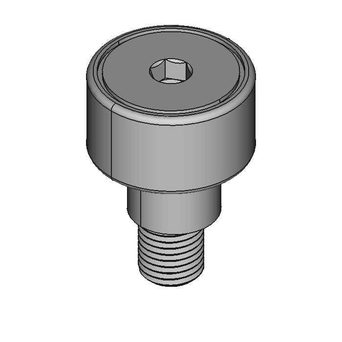 Threaded Track Rollers with Adjustable Shoulder