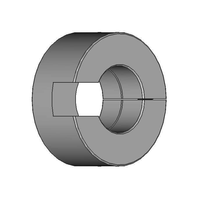 Support-Rail Shaft Collars