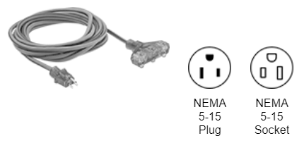 Abrasion-Resistant Multi-Outlet Extension Cords