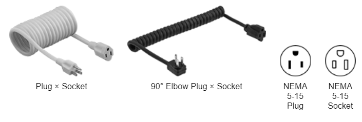 Coiled Extension Cords