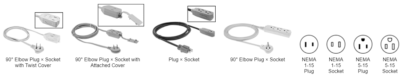 Light Duty Multi-Outlet Extension Cords