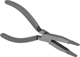 Nonmarring Long-Nose Pliers